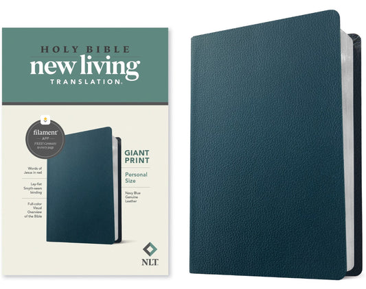 NLT Personal Size Giant Print Bible, Filament Edition - Re-vived