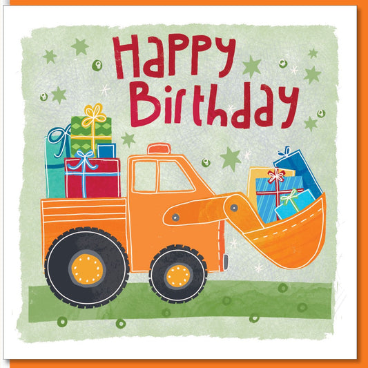 Birthday Truck Greetings Card - Re-vived