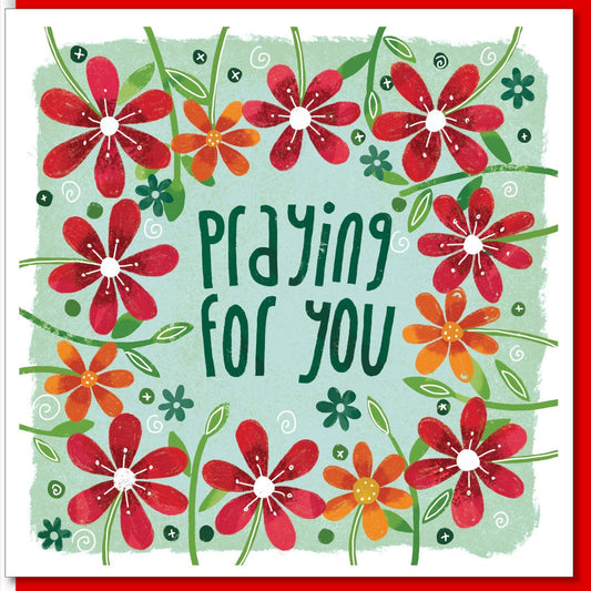 Praying for You Greetings Card - Re-vived