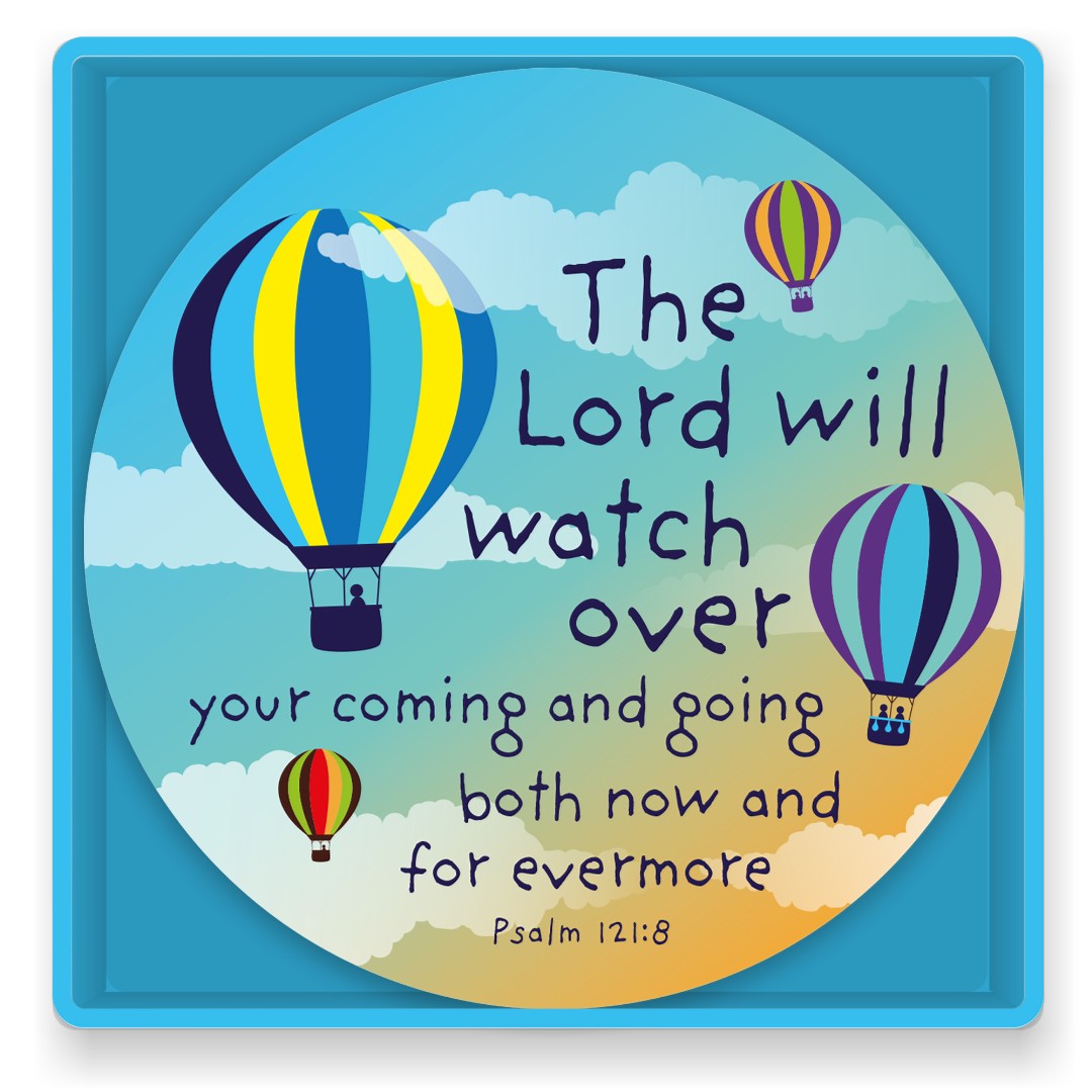 The Lord Will Watch Over Set of 4 Ceramic Coasters - Re-vived
