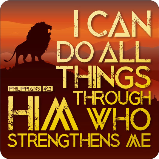 I Can Do All Things Coaster - Re-vived