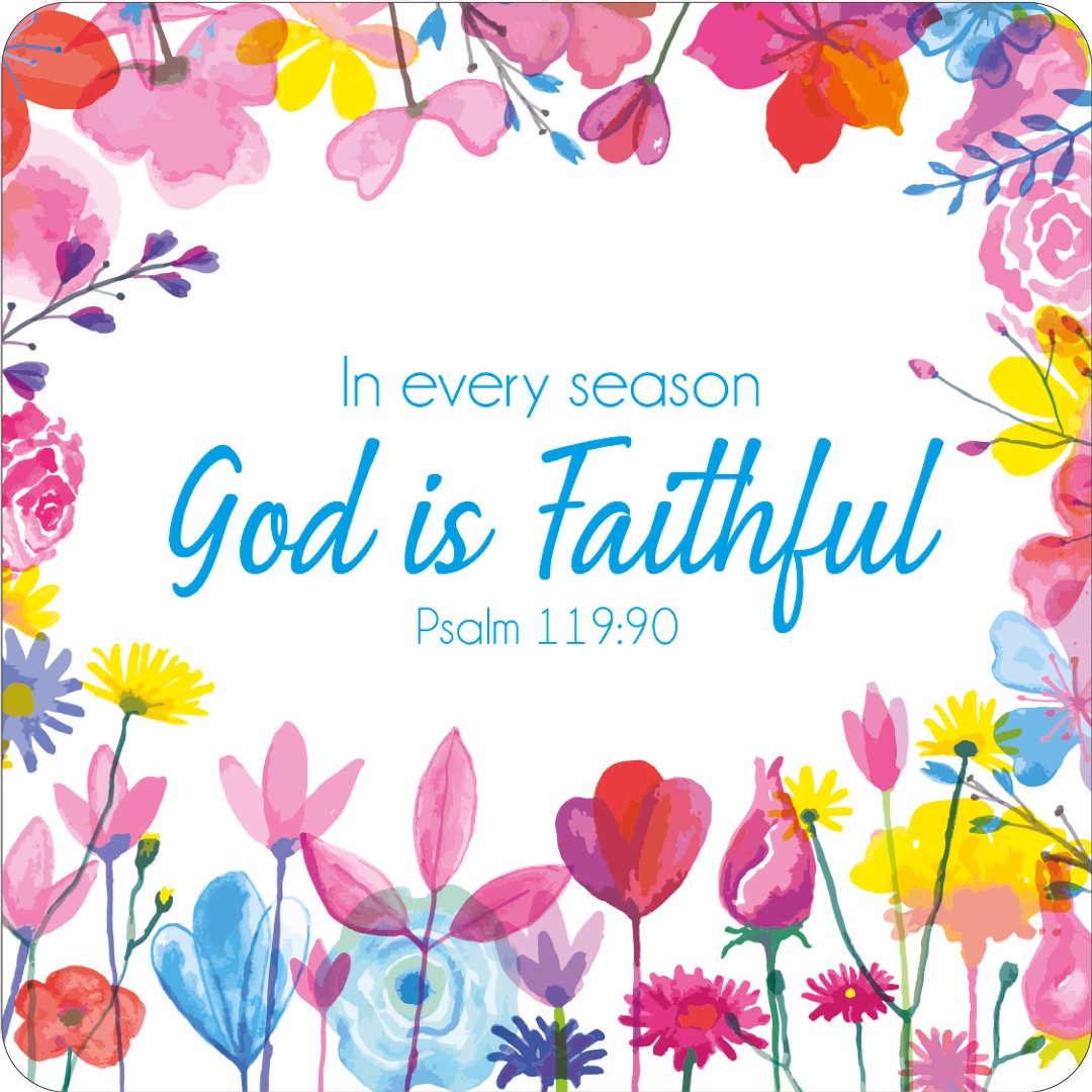 God is Faithful Coaster - Re-vived