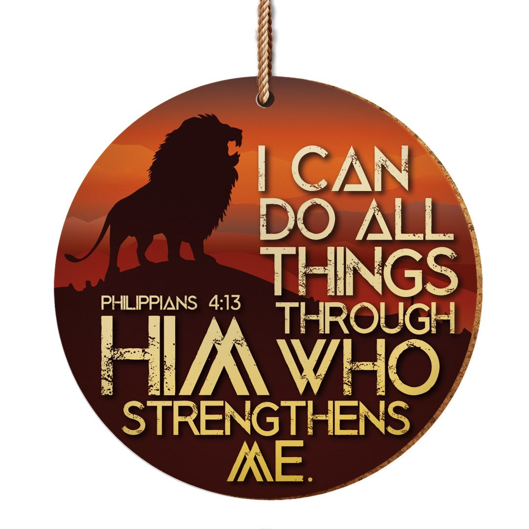 I Can Do All Things Ceramic Hanging Decoration - Re-vived