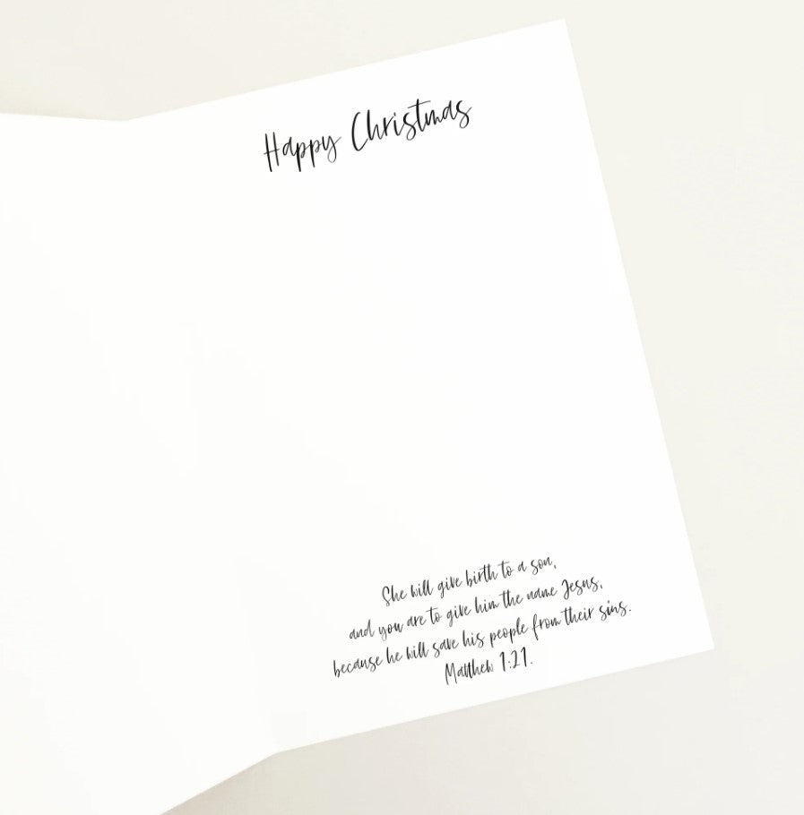 Star and Stable Navy Christmas Cards (10 Pack Box) - Re-vived