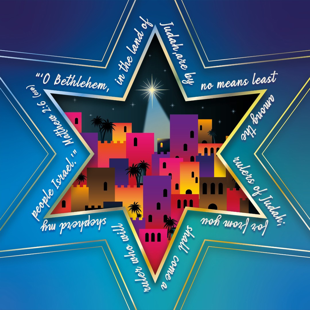 Star of Bethlehem Christmas Cards (Pack of 10) - Re-vived