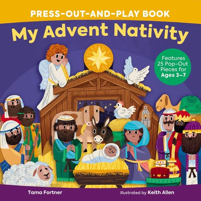 My Advent Nativity Press-Out-and-Play Book - Re-vived