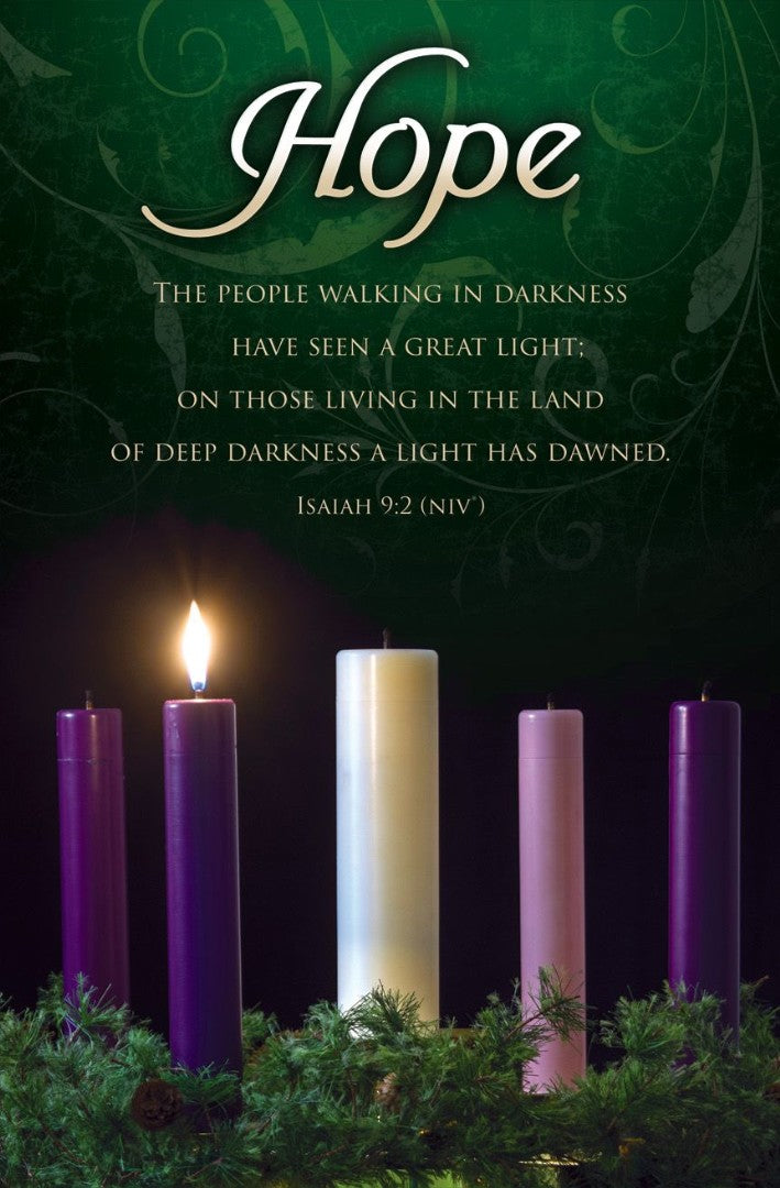 Hope Advent Week 1 Bulletin (pack of 100) - Re-vived