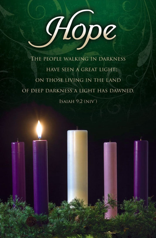Hope Advent Week 1 Bulletin (pack of 100) - Re-vived