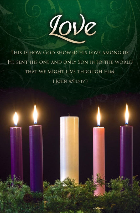 Love Advent Week 4 Bulletin (pack of 100) - Re-vived