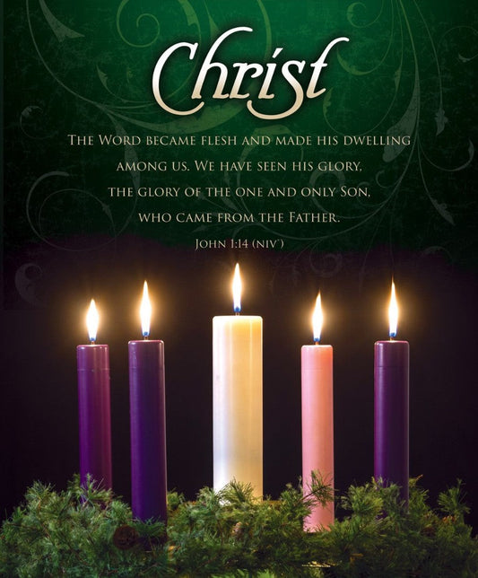 Christ Advent Week 5 Large Bulletin (pack of 100) - Re-vived