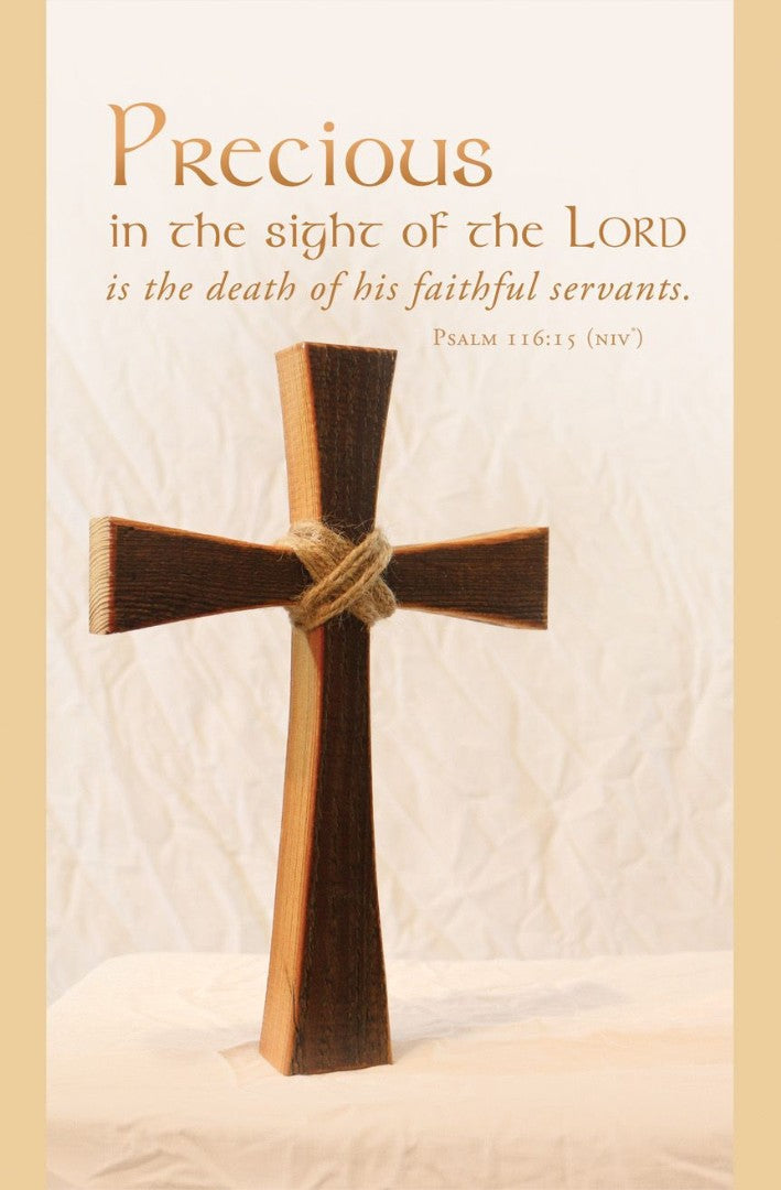 Precious in the Sight Funeral Bulletin (pack of 100) - Re-vived