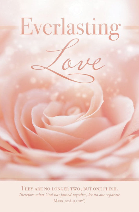 Everlasting Love Wedding Bulletin (pack of 100) - Re-vived