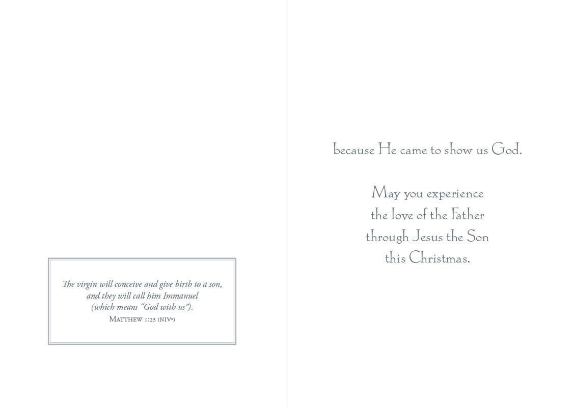 Love Came at Christmas Boxed Christmas Cards (Box of 12) - Re-vived