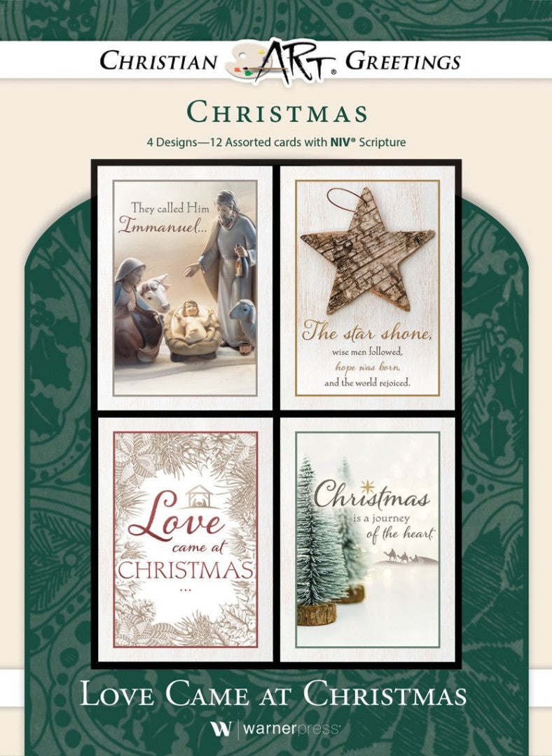 Love Came at Christmas Boxed Christmas Cards (Box of 12) - Re-vived