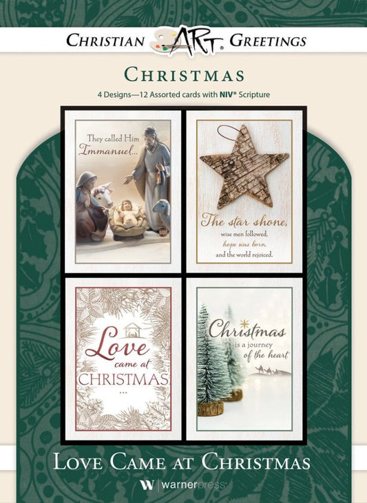 Love Came at Christmas Boxed Christmas Cards (Box of 12) - Re-vived