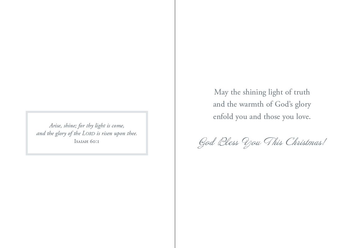 Lights of Christmas Boxed Christmas Cards (Box of 12) - Re-vived