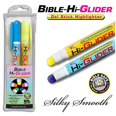 Bible Hi-Glider Yellow/Blue Gel - Re-vived