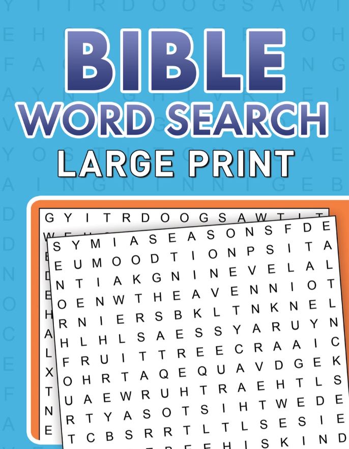 Bible Word Searches Large Print - Re-vived
