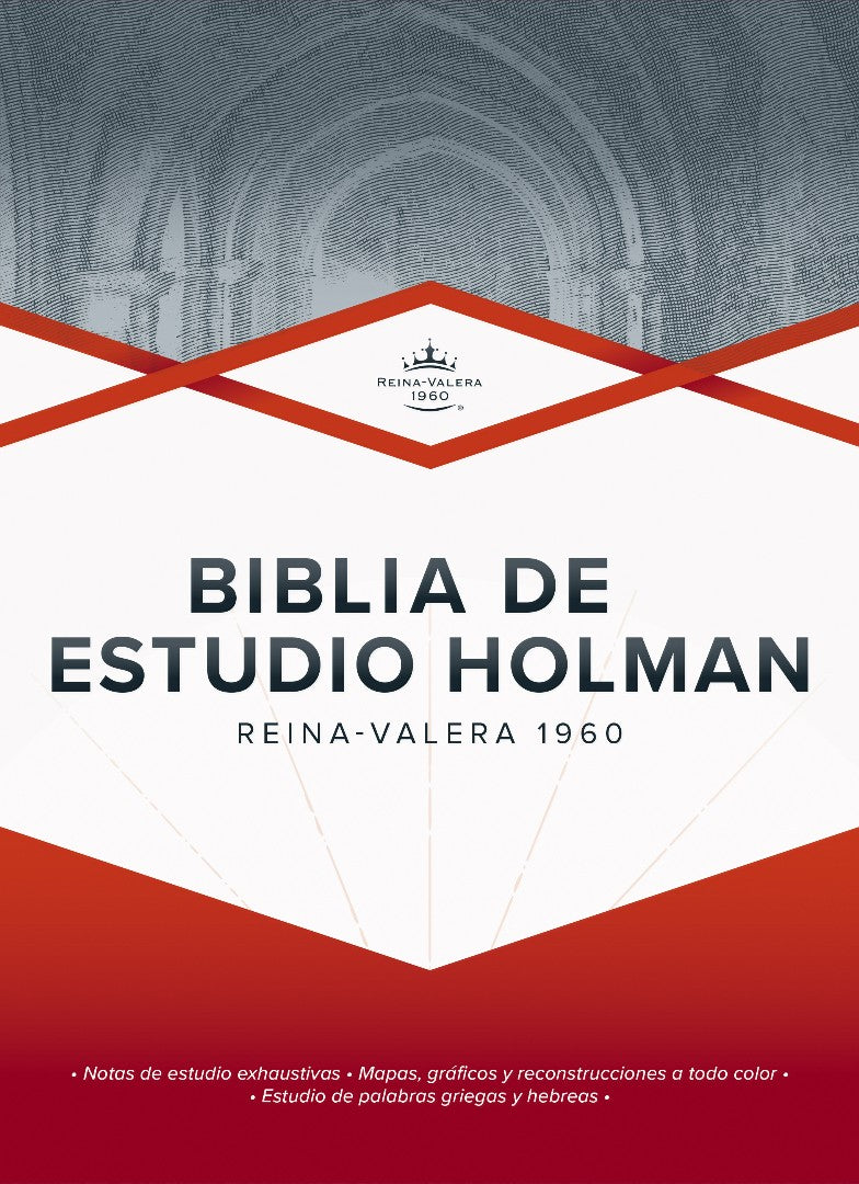 RVR 1960 Biblia de Estudio Holman, Tapa Dura - Re-vived