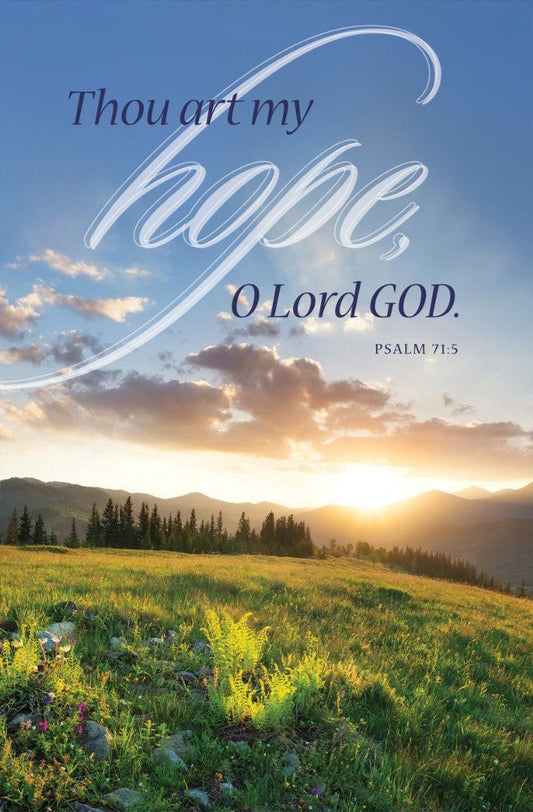 Thou Art My Hope Inspirational Bulletin (pack of 100) - Re-vived
