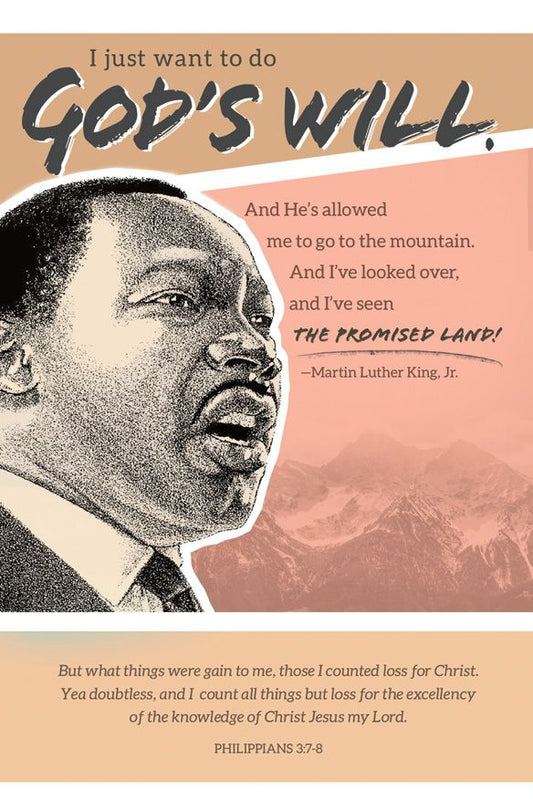 God's Will Black History Bulletin (pack of 100) - Re-vived
