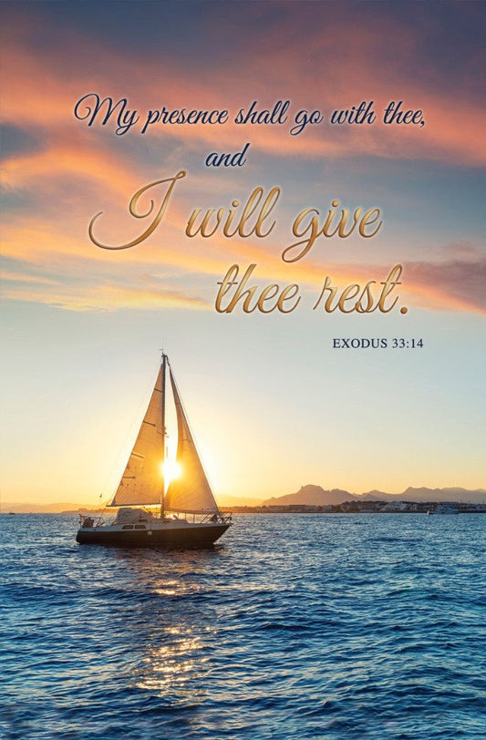 I Will Give You Rest Funeral Bulletin (pack of 100) - Re-vived