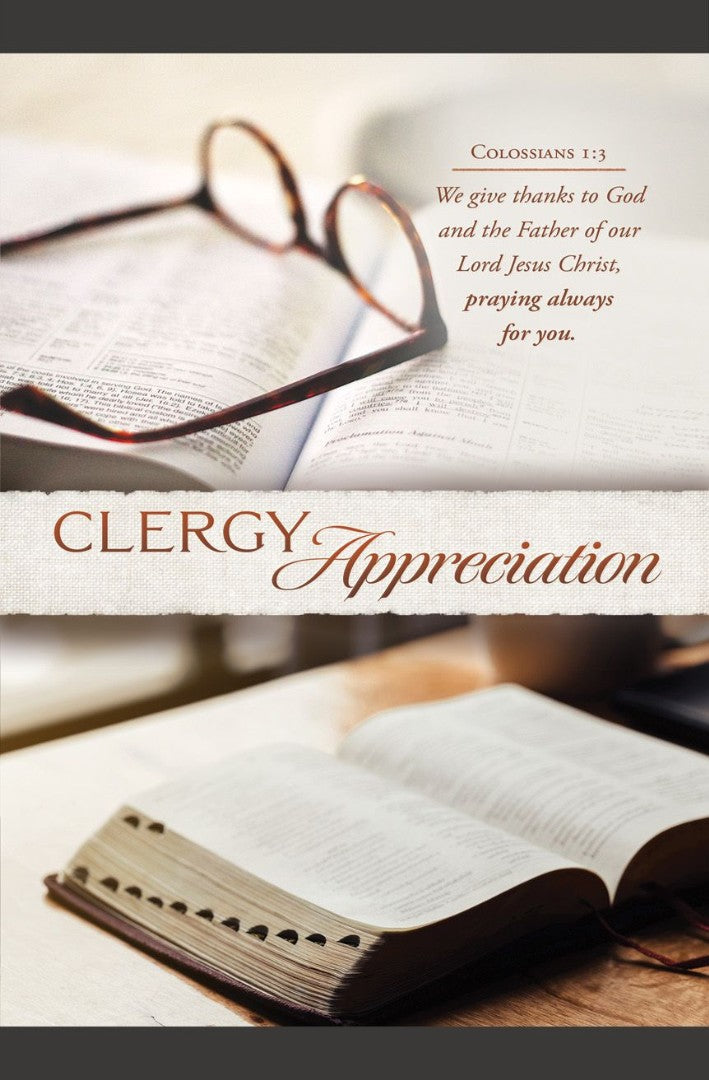 Clergy Appreciation Bulletin (pack of 100) - Re-vived