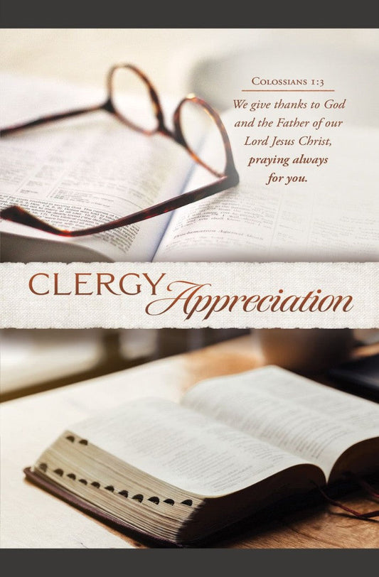 Clergy Appreciation Bulletin (pack of 100) - Re-vived