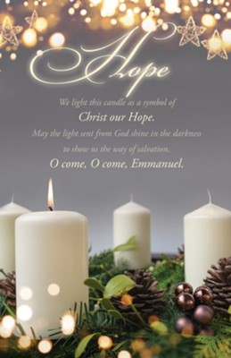 Hope Advent Week 1 Bulletin (pack of 100) - Re-vived