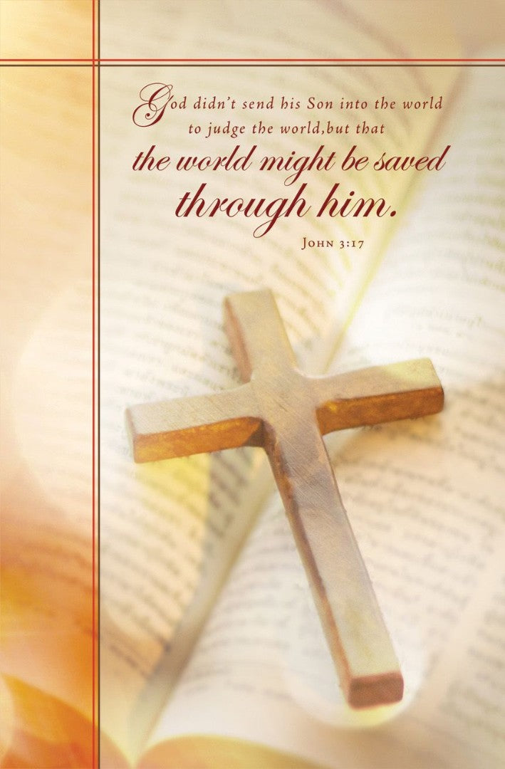 That the World Might Be Saved Bulletin (pack of 100) - Re-vived