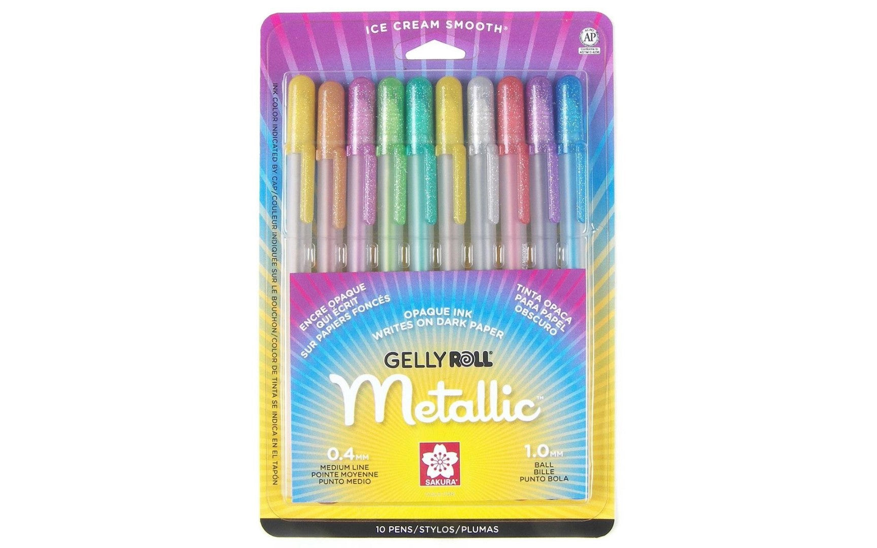 Gelly Roll Metallic Pen Set (pack of 10) - Re-vived
