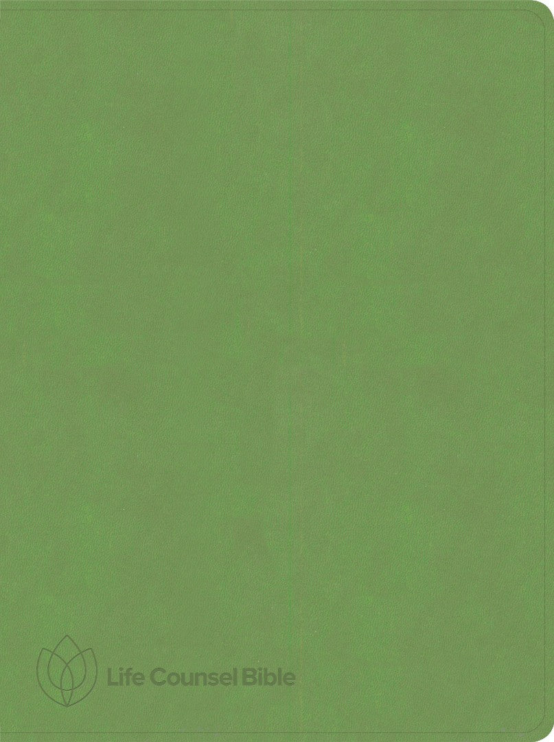 CSB Life Counsel Bible, Grass Green LeatherTouch - Re-vived