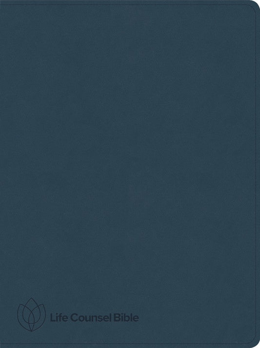 CSB Life Counsel Bible, Slate Blue LeatherTouch - Re-vived