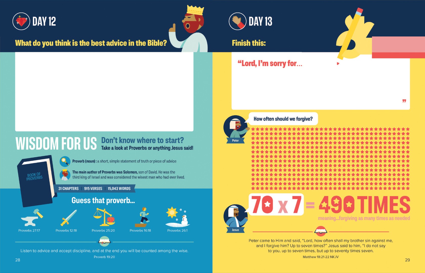 Bible Infographics for Kids Adventure Journal - Re-vived