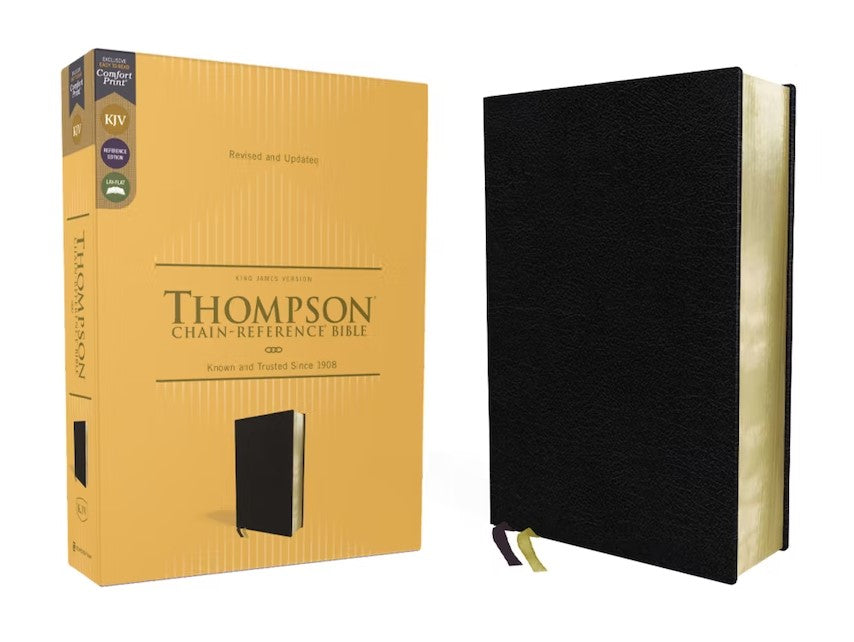 KJV Thompson Chain-Reference Bible, Black Bonded Leather - Re-vived