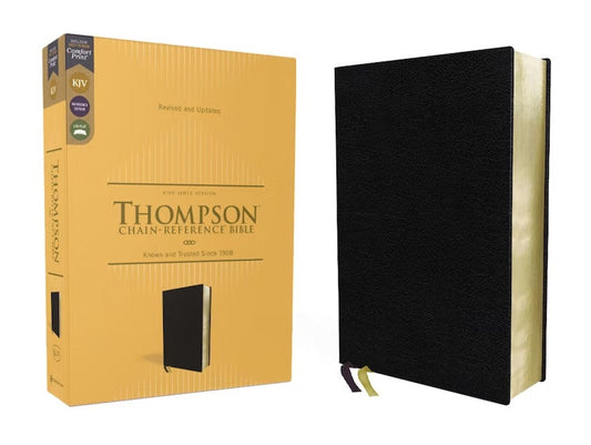 KJV Thompson Chain-Reference Bible, Black Bonded Leather - Re-vived