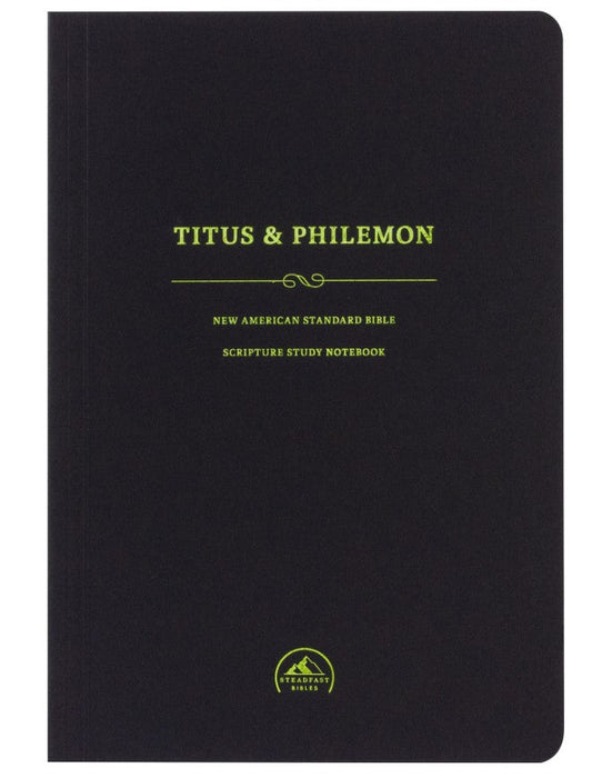 NASB Scripture Study Notebook: Titus & Philemon - Re-vived