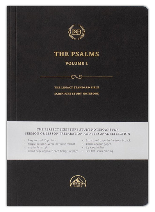 LSB Scripture Study Notebook: Psalms, 2 Volume Set - Re-vived