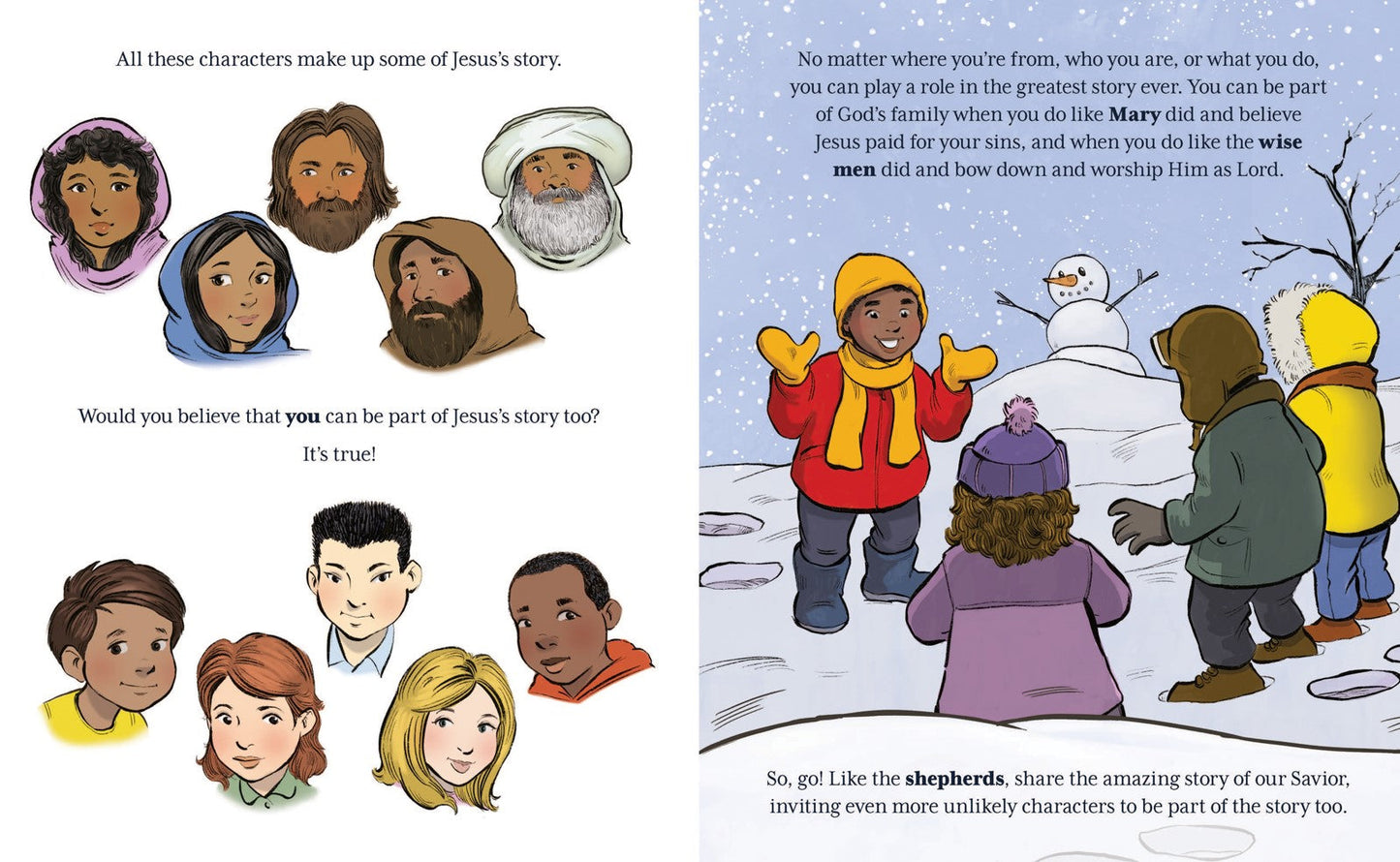 Jesus and the Characters of Christmas - Re-vived