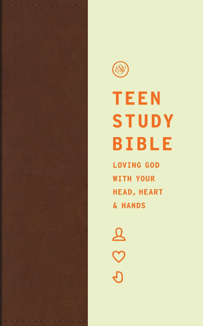 ESV Teen Study Bible, Burnt Sienna - Re-vived