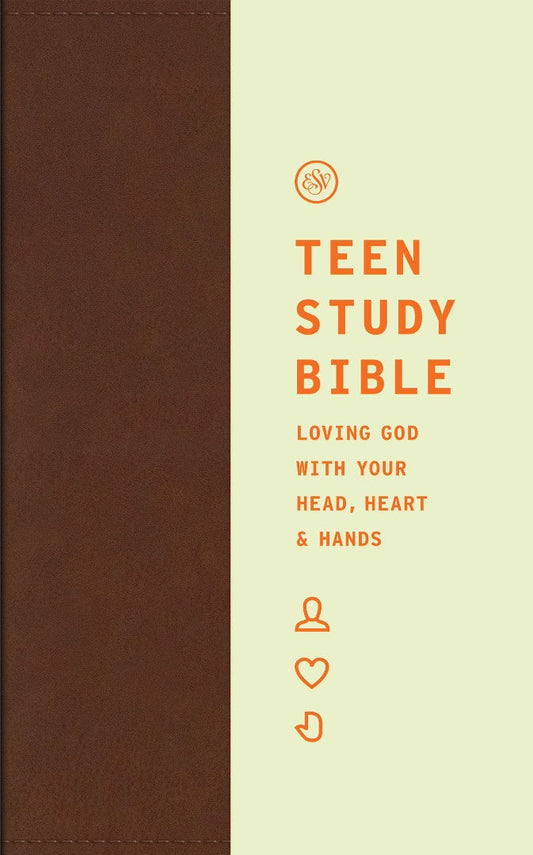 ESV Teen Study Bible, Burnt Sienna - Re-vived