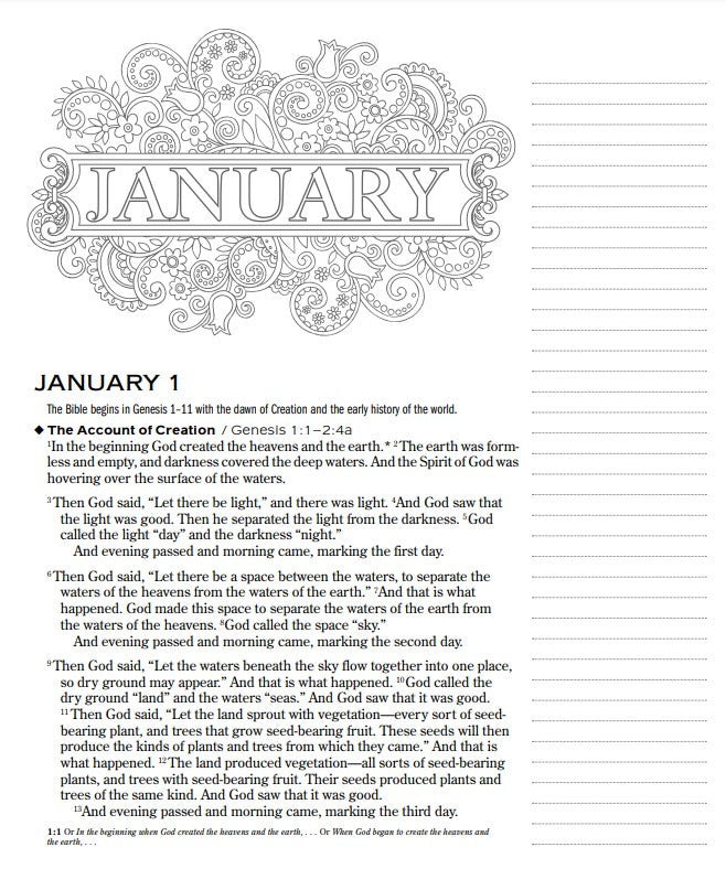 One Year Bible Expressions, Tidewater Teal - Re-vived