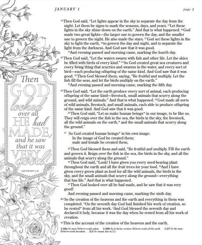 One Year Bible Expressions, Tidewater Teal - Re-vived