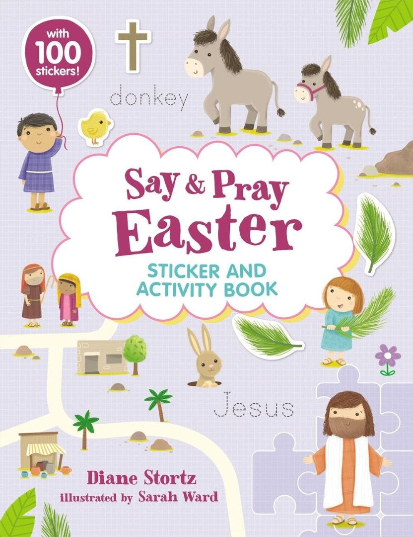 Say and Pray Bible Easter Sticker and Activity Book - Re-vived