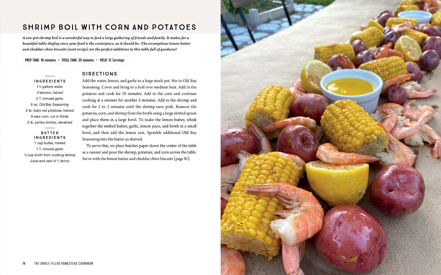 The Grace-Filled Homestead Cookbook - Re-vived