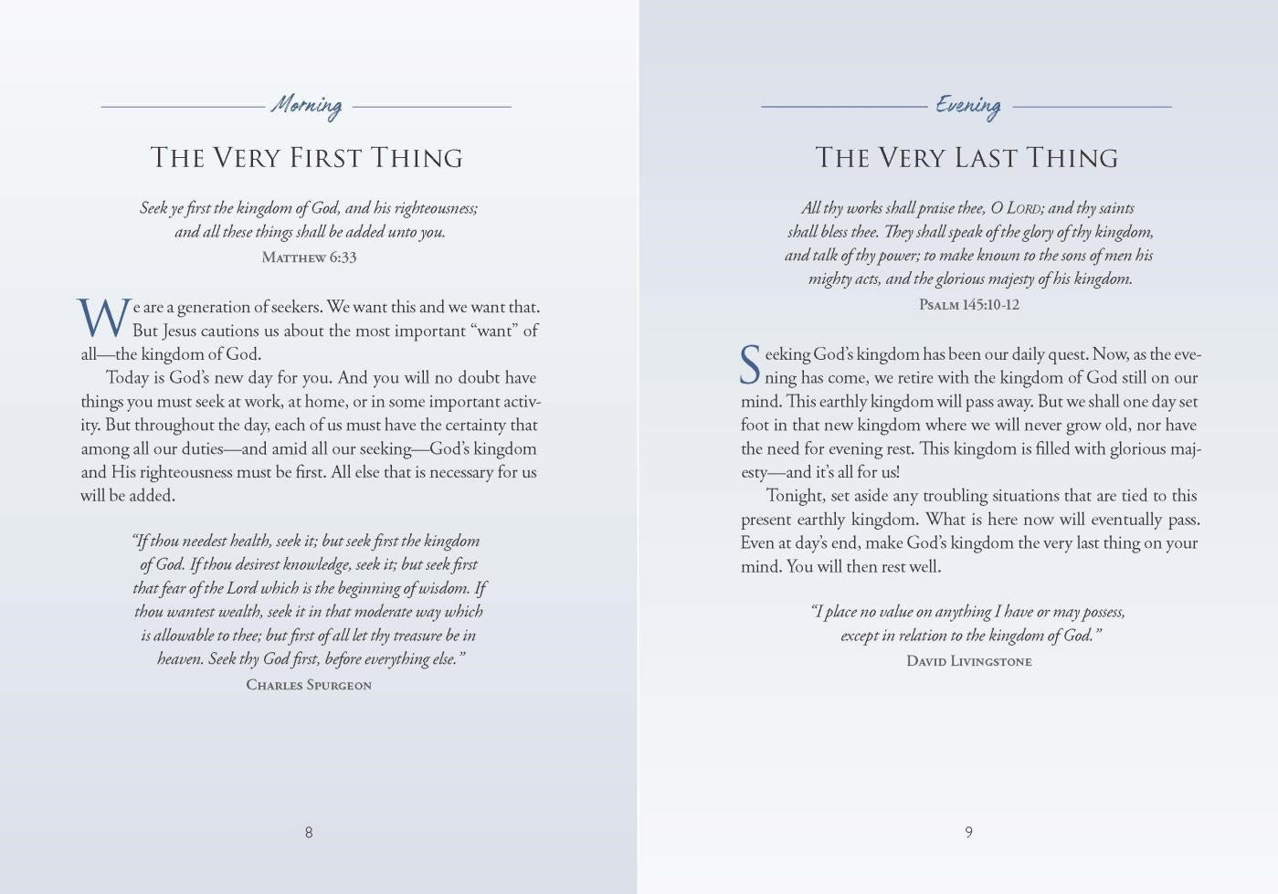 KJV Devotional in the Morning and in the Evening - Re-vived