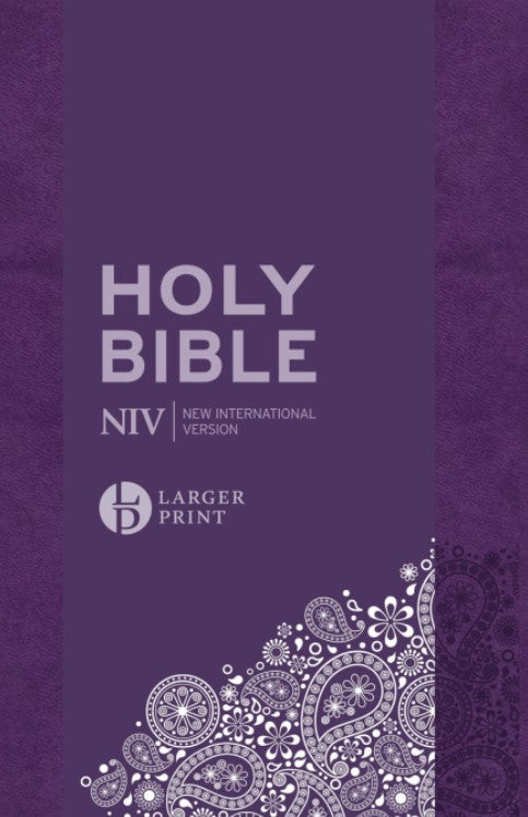 NIV Larger Print Personal Purple Soft-Tone Bible - Re-vived