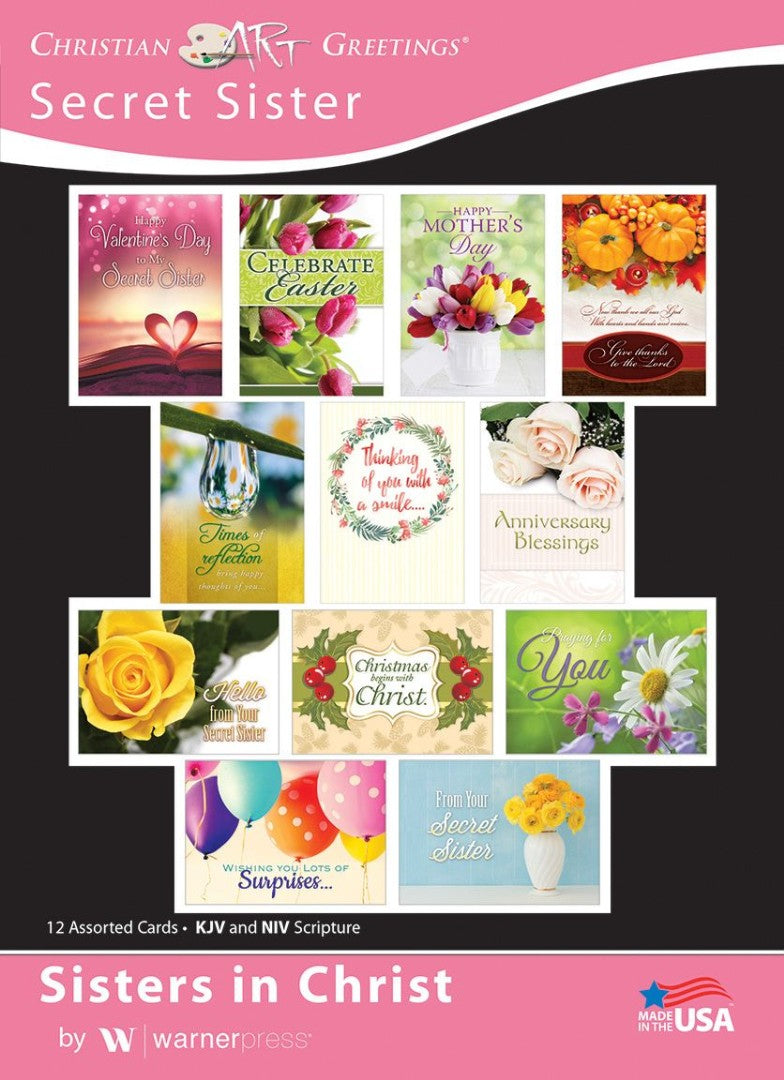 Sisters in Christ Boxed Cards (box of 12) - Re-vived