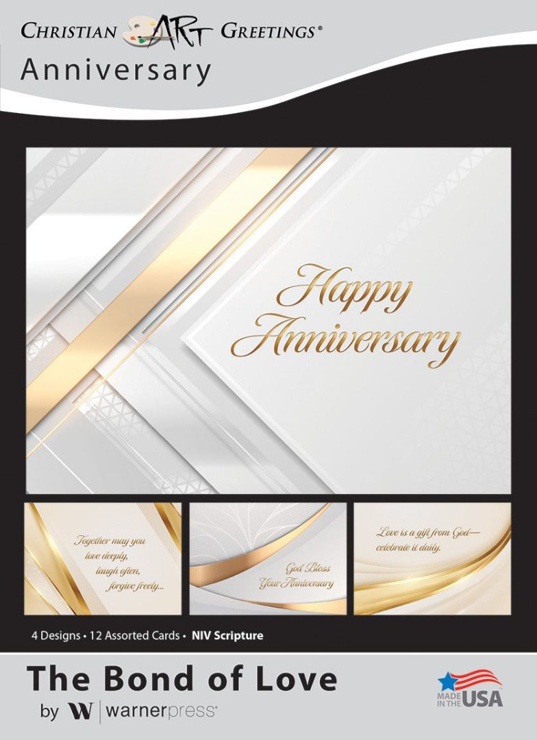 Bond of Love Anniversary Boxed Cards (box of 12) - Re-vived