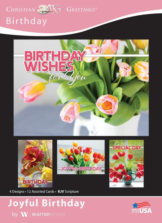 Joyful Birthday Boxed Card (box of 12) - Re-vived